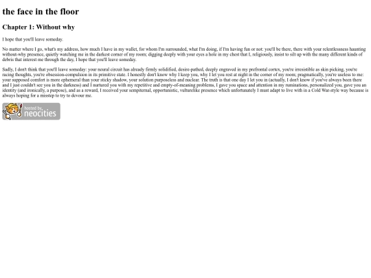 thefaceinthefloor screenshot