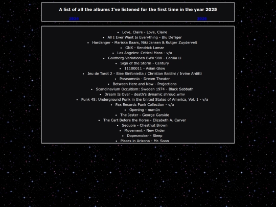 alist/music2025 screenshot