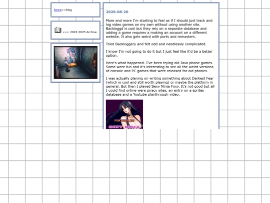 blog screenshot