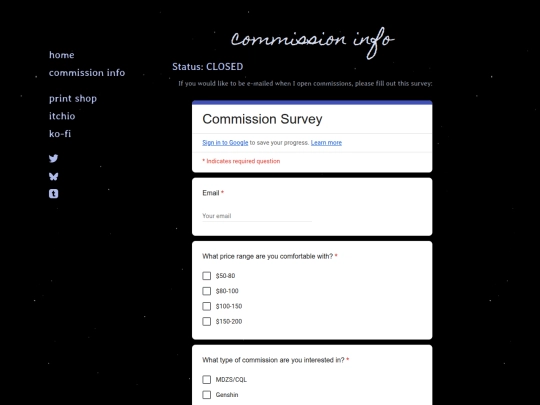 comms screenshot
