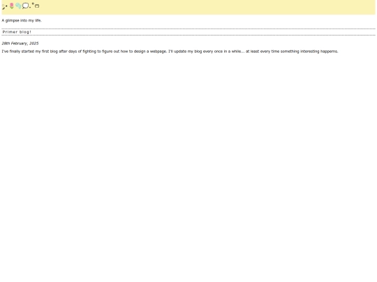 blog screenshot