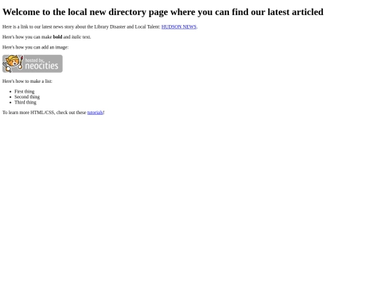 index screenshot