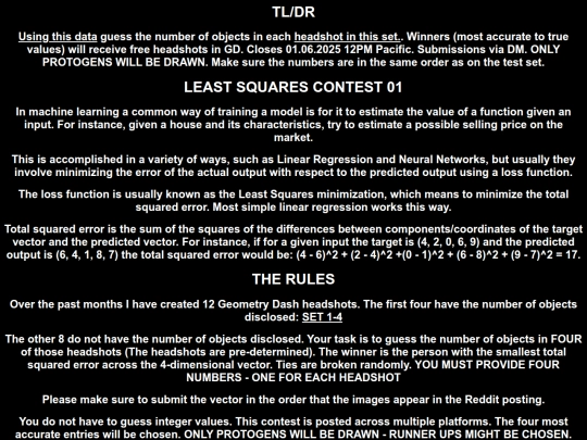 contest/leastsquares1 screenshot