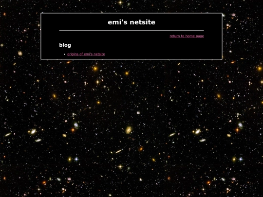 blog screenshot