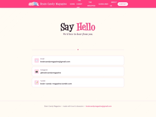 contact screenshot