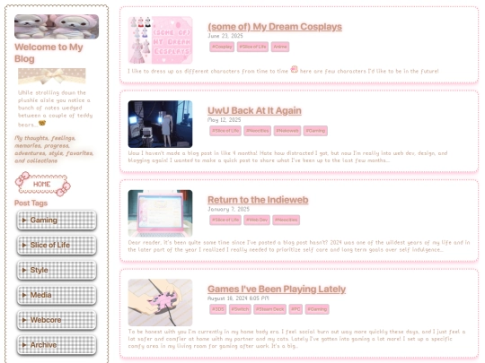 blog screenshot