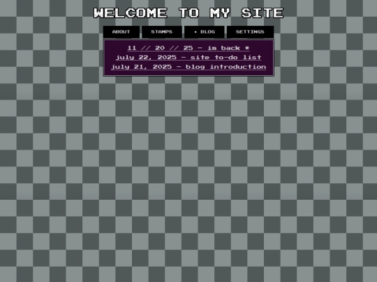 blog screenshot