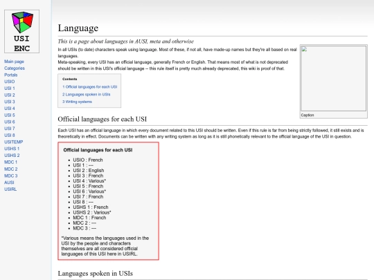 wiki-usi/ausi/ausi-language screenshot