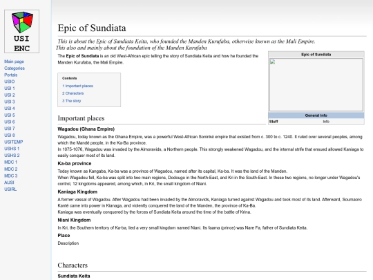 wiki-usi/usirl/usirl-epic_of_sundiata screenshot
