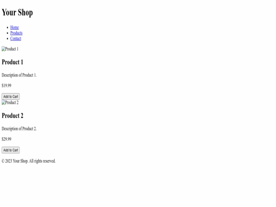 index screenshot