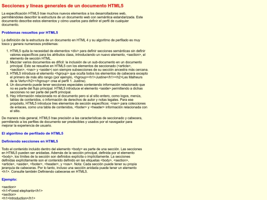 HTML/documento HTML5 screenshot