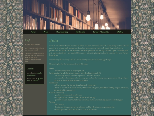 index screenshot