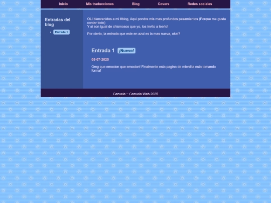 blog screenshot