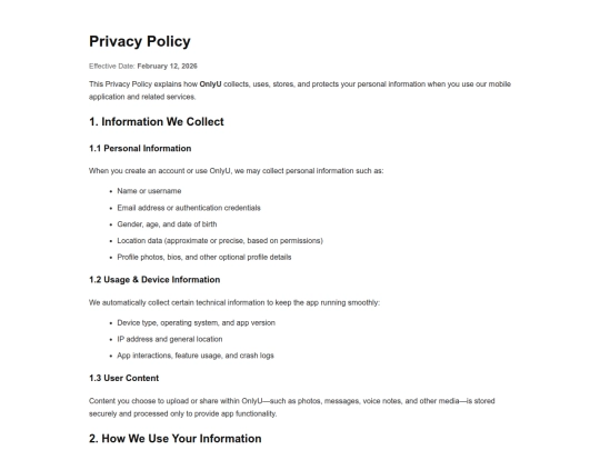 privacy screenshot