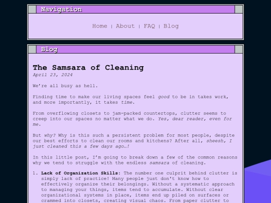 blog screenshot