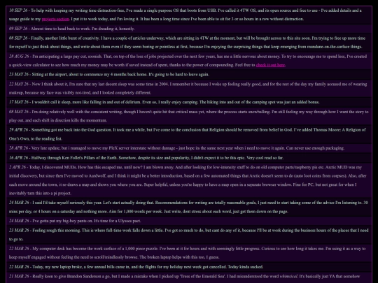 Updates screenshot