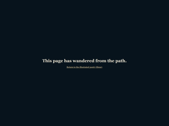 poetry/404 screenshot