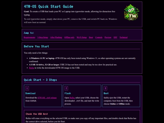 proj/4TWOS screenshot