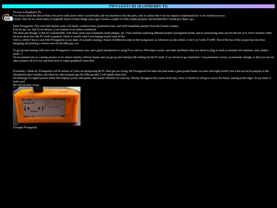 proj/pwnagotchi screenshot