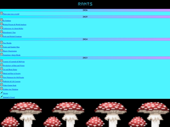 rants-nav screenshot