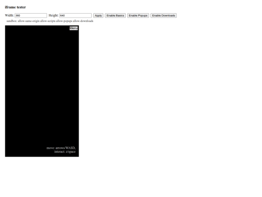 yumelinks/iframetester screenshot