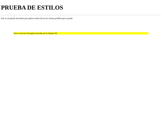 Prueba estilos screenshot