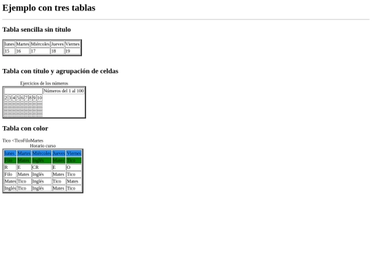 tablas iniciales screenshot