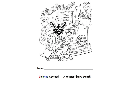 Gigglebees/Birthday Parties/Coloring Page/Birthday Club screenshot