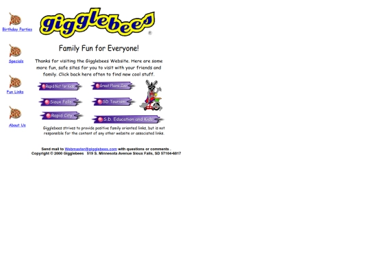 Gigglebees/Fun Links/Gigglebees Fun Links screenshot
