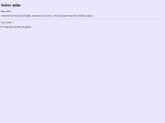 Sobre screenshot