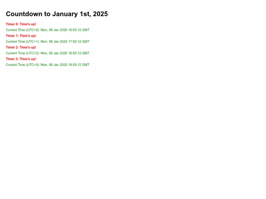 Newyears screenshot