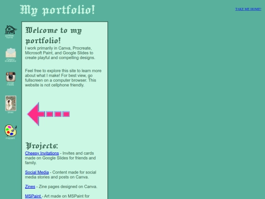 portfolio screenshot