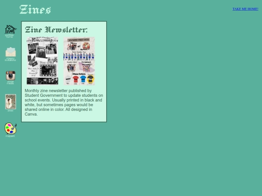 zines screenshot