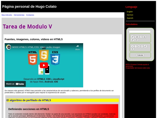pagina_personal screenshot
