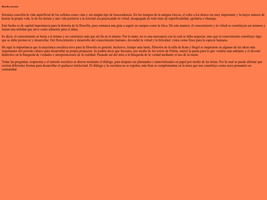 socrates/filosofia screenshot