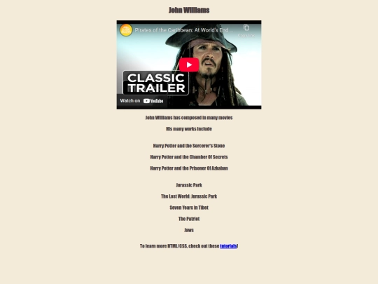johnwilliams screenshot