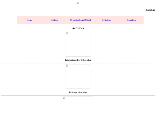 activities screenshot