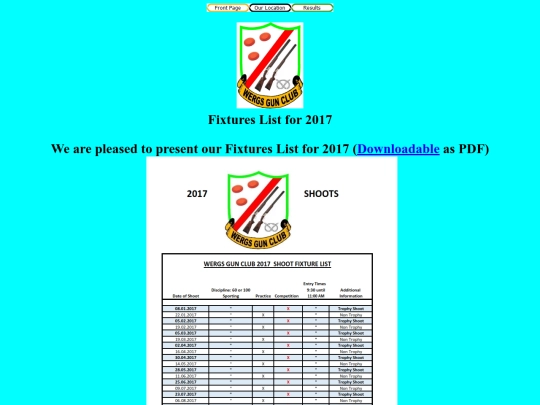 fixtures screenshot