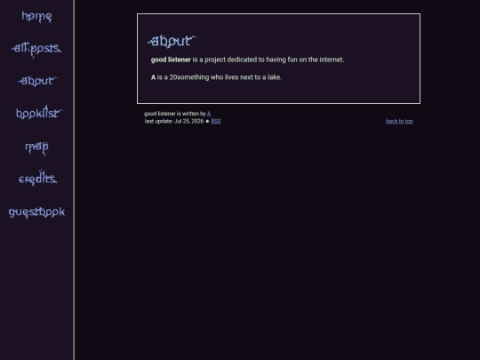 info/about screenshot