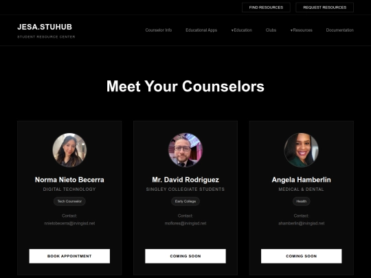 counselor screenshot