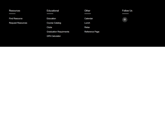 footer screenshot