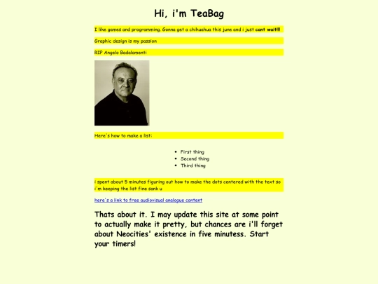 oldsite screenshot