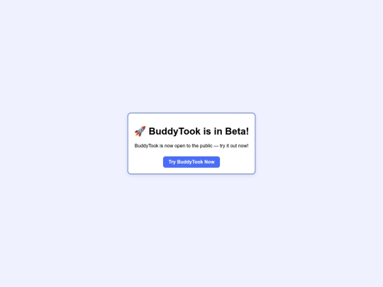 Buddytook screenshot