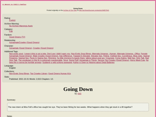 fanfic/HTML/GDR screenshot