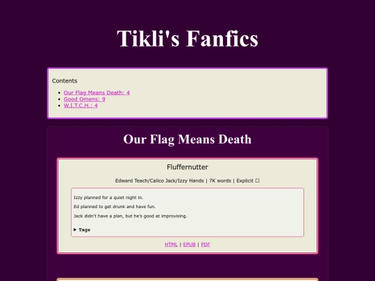fanfic screenshot