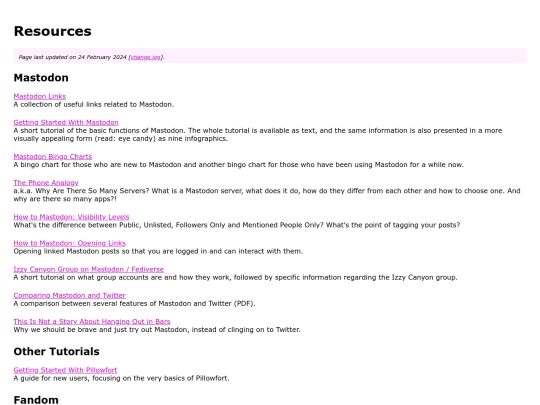 resources screenshot