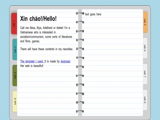 index screenshot