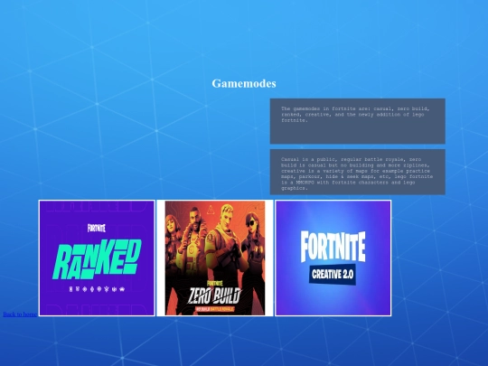 Gamemodes screenshot