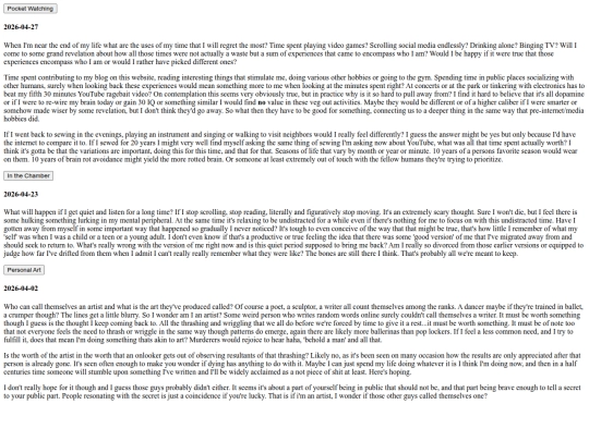 blogs screenshot
