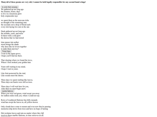 poems screenshot